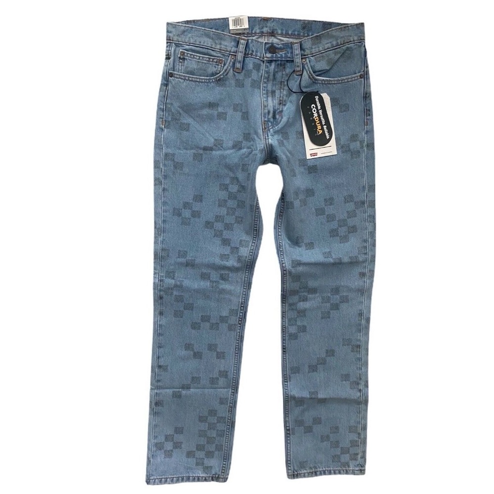 Levi's 31 x 30 Nwt 511 Slim Fit Cordura Bauer Check Skate Jeans 955810065 Levis